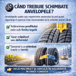 Când trebuie schimbate anvelopele? Semnele pe care nu trebuie să le ignori !
