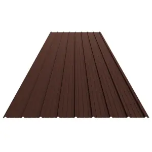 Tablă cutată roșie și maro 2m*0.90m